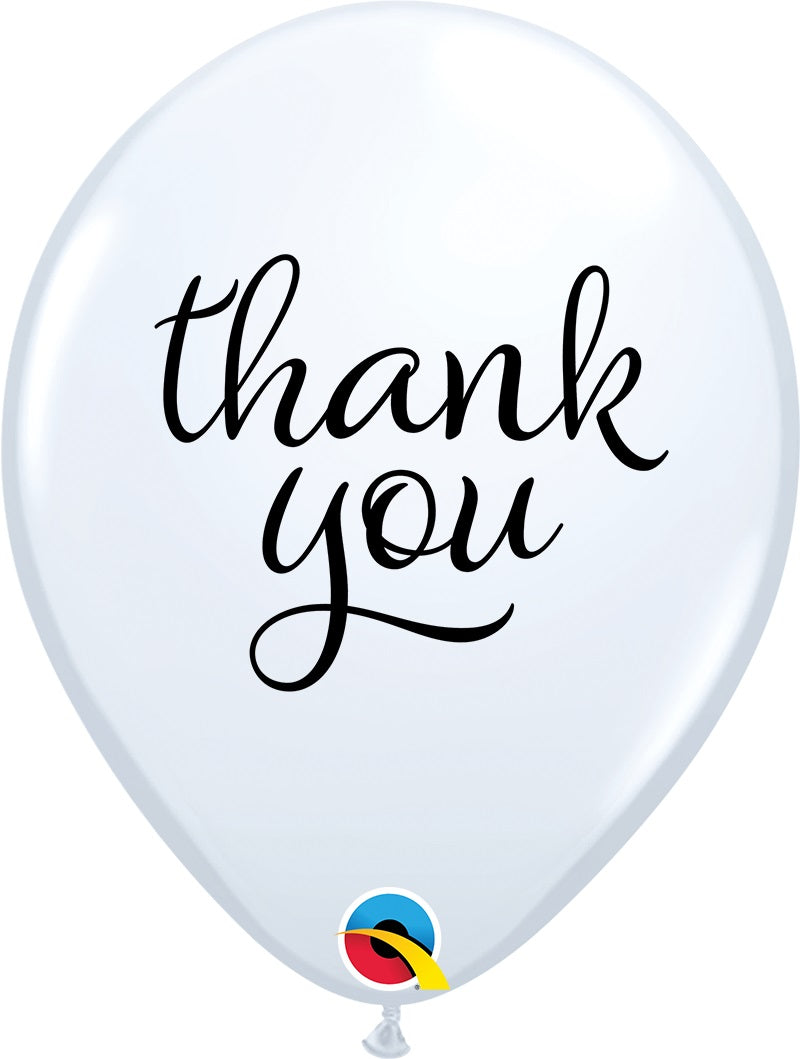 Μπαλόνια Λάτεξ 11 Λευκά Simply Thank You / 25 τεμ