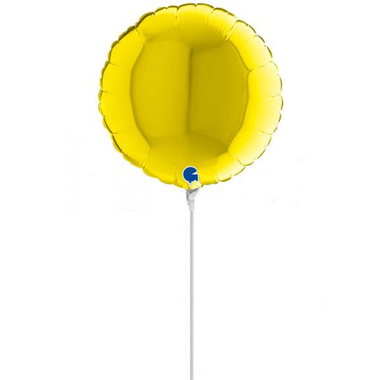 10″ Mini Shape μπαλόνι Κίτρινο