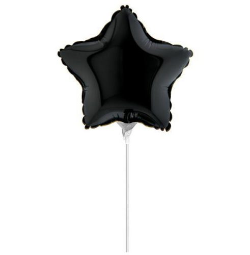 10" Mini Shape μπαλόνι Μαύρο Αστέρι