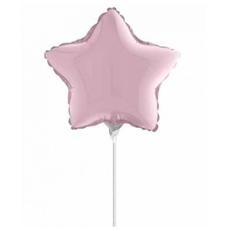 10″ Mini Shape μπαλόνι Ροζ Αστέρι (με βαλβίδα)