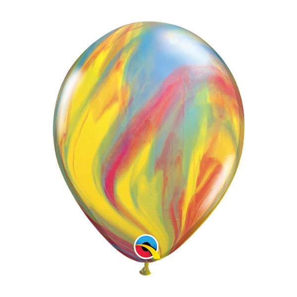11” Μπαλόνι SuperAgate Πολύχρωμο