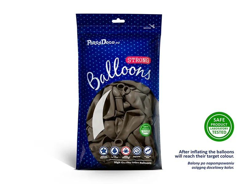 12'' Καφέ Cappuccino Λάτεξ Μπαλόνια (50 τεμ)