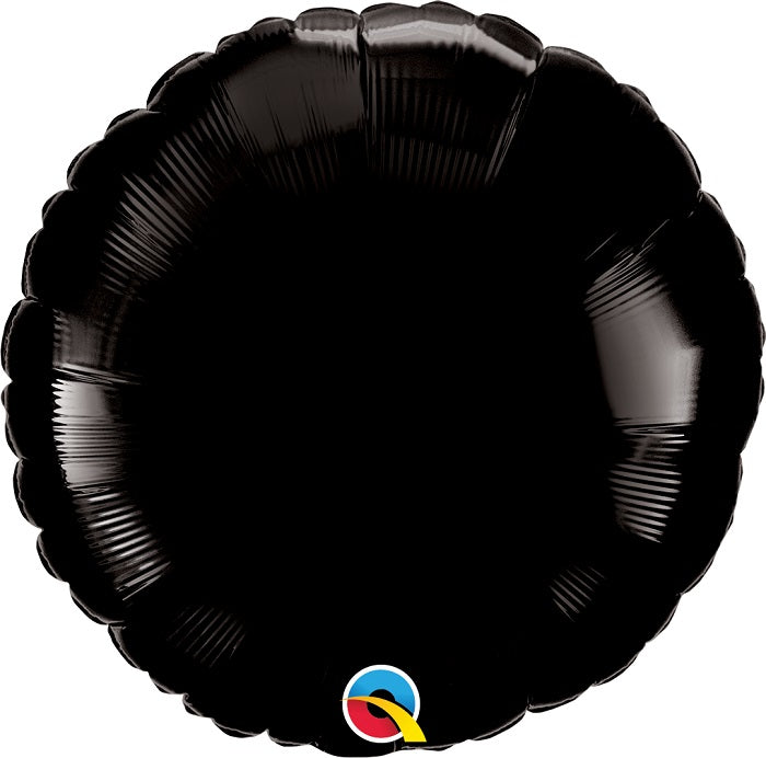 Μπαλόνι Φοιλ Στρογγυλό 18 Μαύρο / 46 εκ Onyx Black