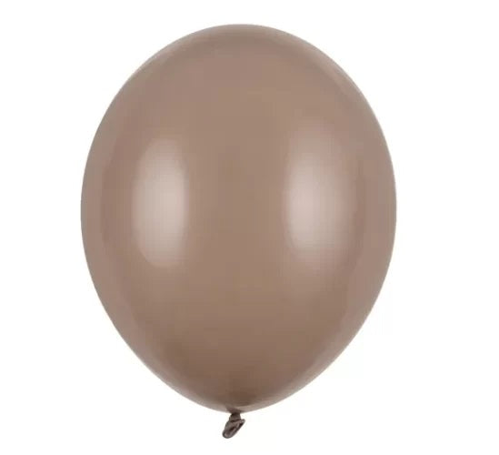 12" Καφέ Cappuccino Latex μπαλόνια (100 τεμ)