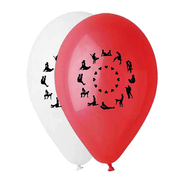12" Μπαλόνι τυπωμένο Kama Sutra (25 τεμ)