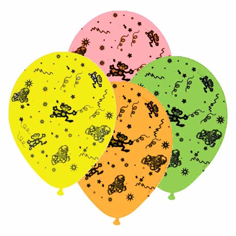 12" Μπαλόνι τυπωμένο Μαϊμουδάκια (25 τεμ)