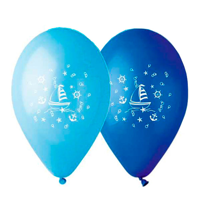 12" Μπαλόνι τυπωμένο Ναυτικό (25 τεμ)