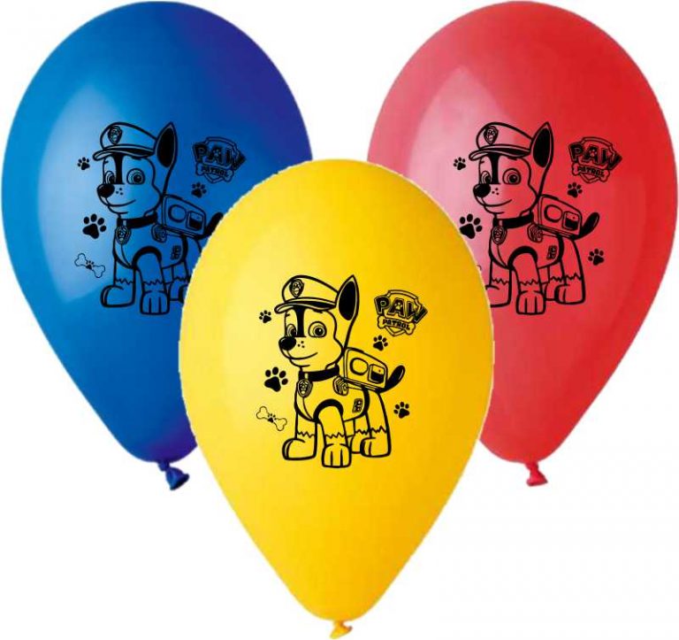 12" Μπαλόνι τυπωμένο Paw Patrol (25 τεμ)
