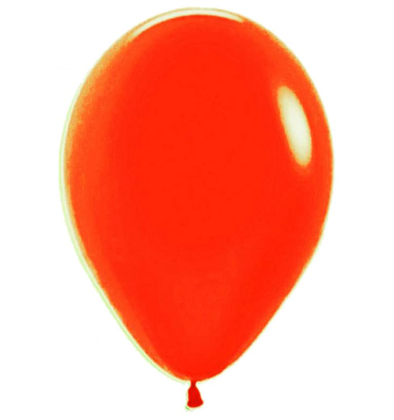 12" Neon Πορτοκαλί λάτεξ μπαλόνι (100 τεμ)