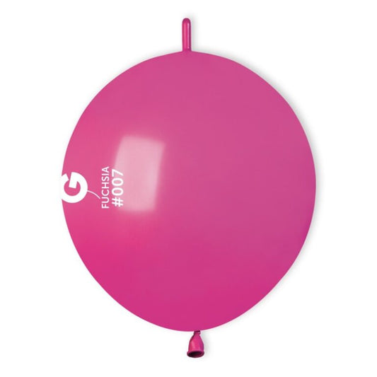 12″ Φούξια μπαλόνι Link-O-Loon με ουρίτσα