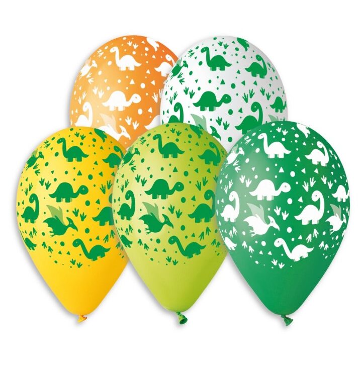 13" Λάτεξ Μπαλόνια Δεινόσαυροι (25 τεμ)