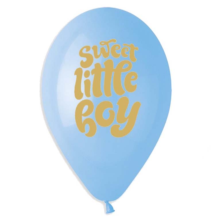 13" Μπαλόνι Sweet little Boy (25 τεμ)