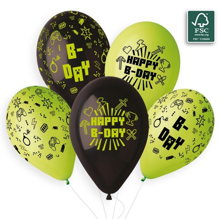 13" Μπαλόνι TNT Birthday (25 τεμ)