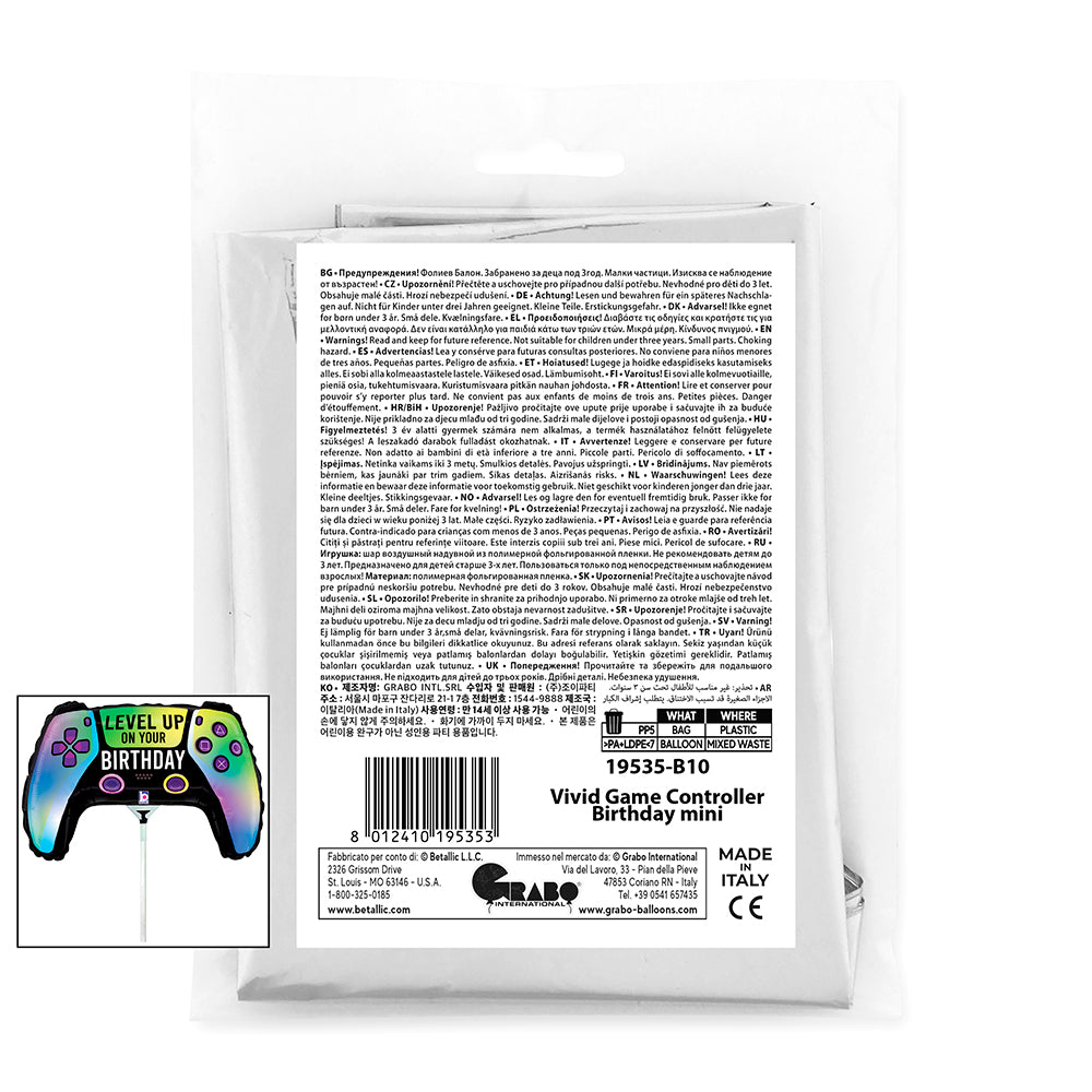 14'' Mini Shape Μπαλόνι Χειριστήριο Gamer