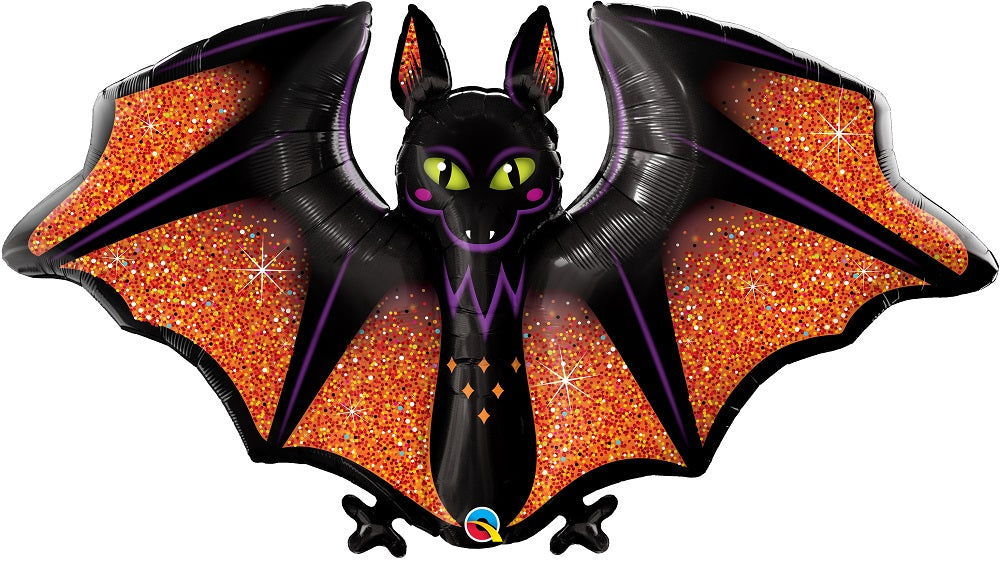 Μπαλόνι Φοιλ Σχήμα Νυχτερίδα 50 Glitzy & Glam Bat / 127εκ