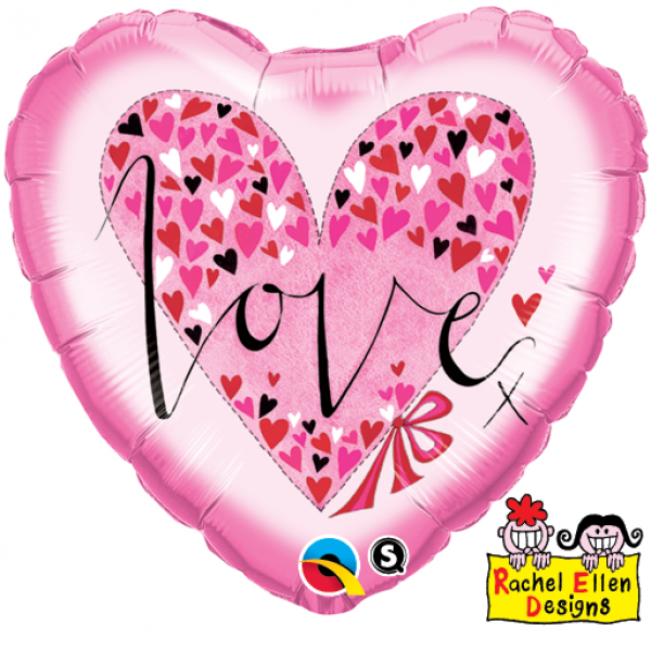Μπαλόνι Φοιλ Καρδιά 18 Love Little Hearts - Rachel Ellen