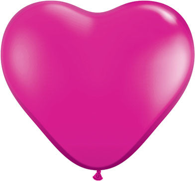 Μπαλόνια Λάτεξ Καρδιά 6 Jewel Magenta /100 τεμ