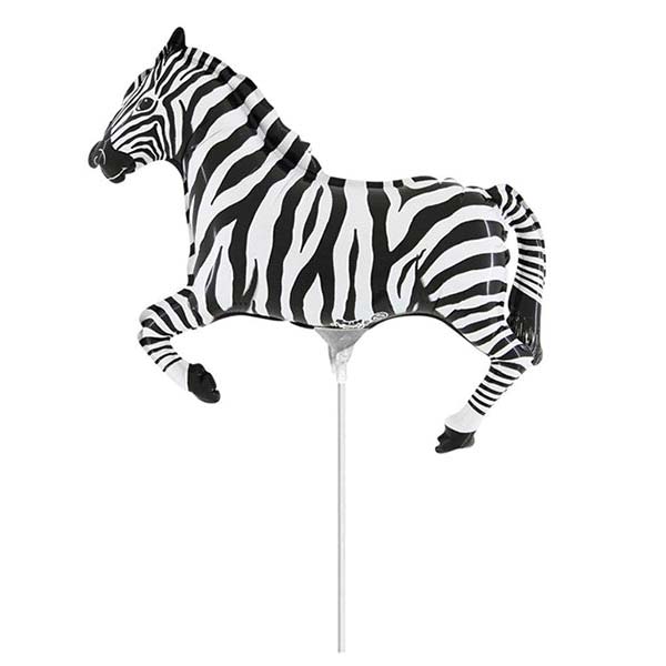 14" Mini Shape Μπαλόνι Ζέβρα