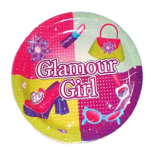 Πιάτα γλυκού Glamour girl (8 τεμ)