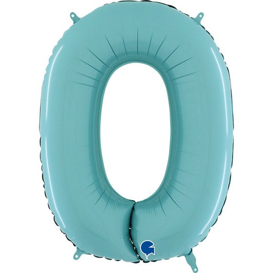 Μπαλόνια Αριθμοί παστέλ Γαλάζιο 66 cm – 26″