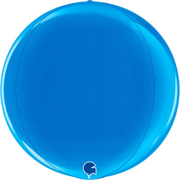 15" Μπαλόνι Μπλε Τρισδιάστατη Σφαίρα ORBZ