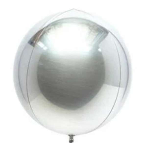 16" Ασημί μπαλόνι Orbz