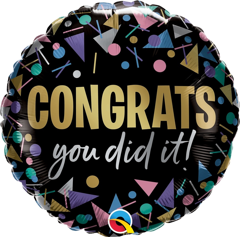 Μπαλόνι Φοιλ 18 Congrats You did It! / 45 εκ