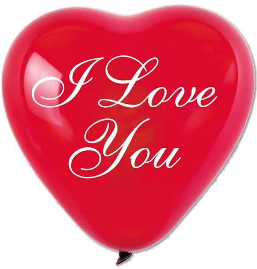 17" Μπαλόνι Καρδιά ρομαντική I love you