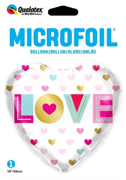 18'' Μπαλόνι αγάπης καρδιά 'love'
