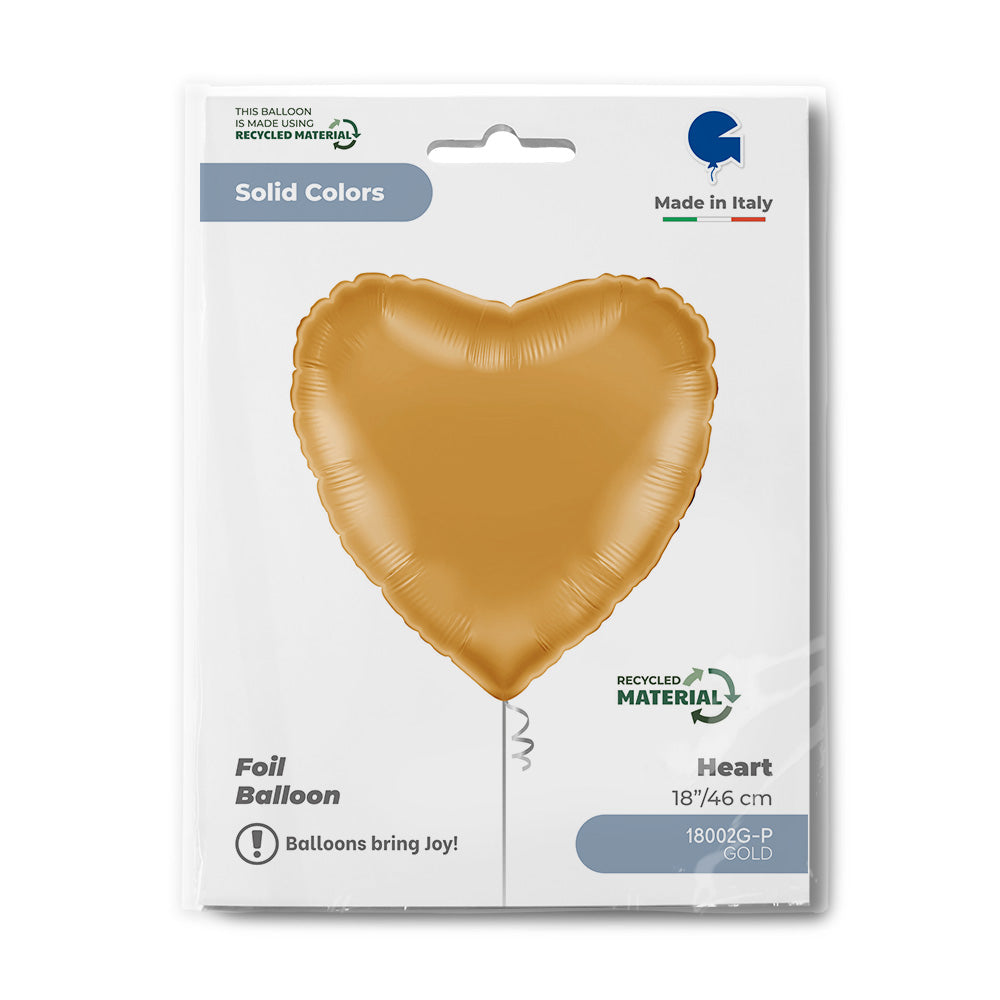 18'' Μπαλόνι χρυσή καρδιά