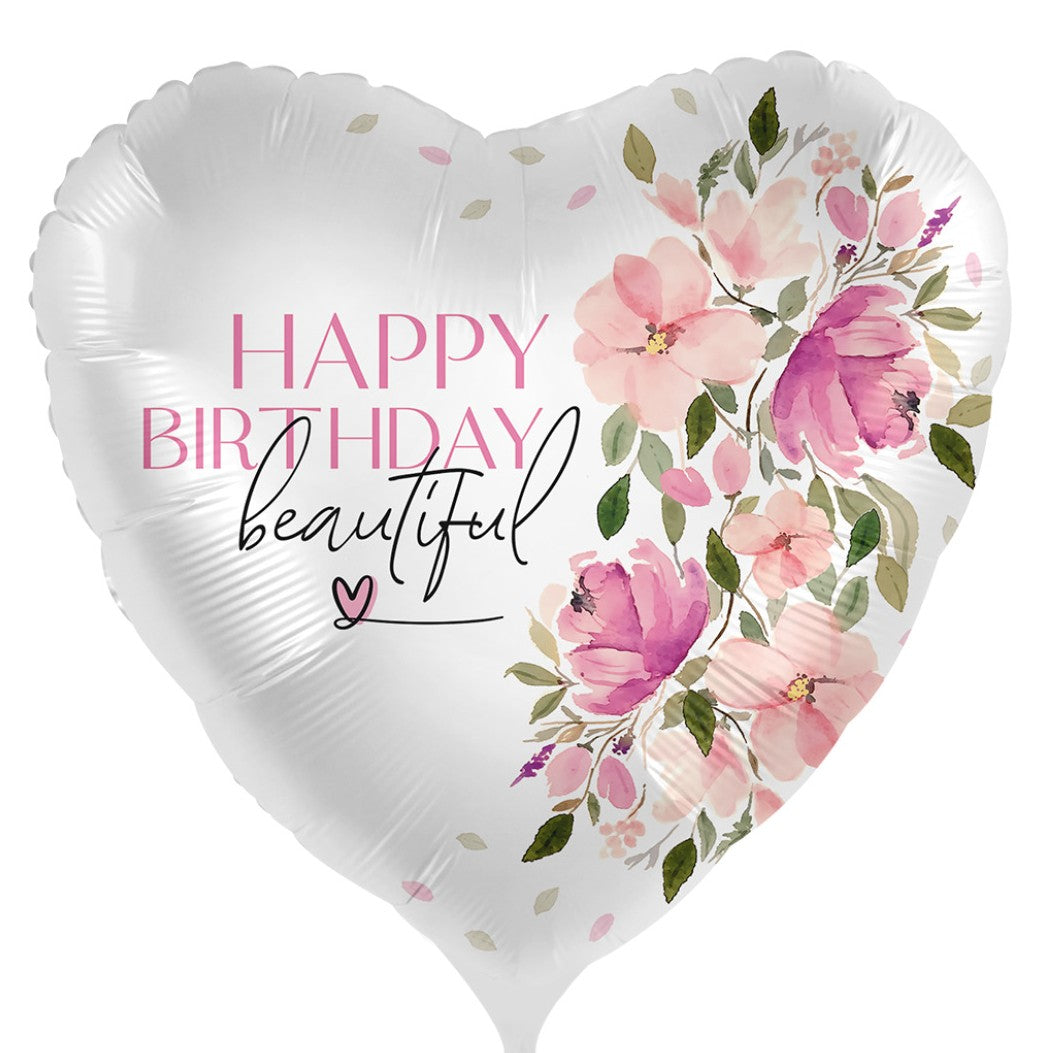 18'' Μπαλόνι Happy Birthday Beautiful