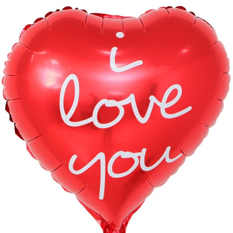 18'' Μπαλόνι κόκκινη καρδιά Ι Love You