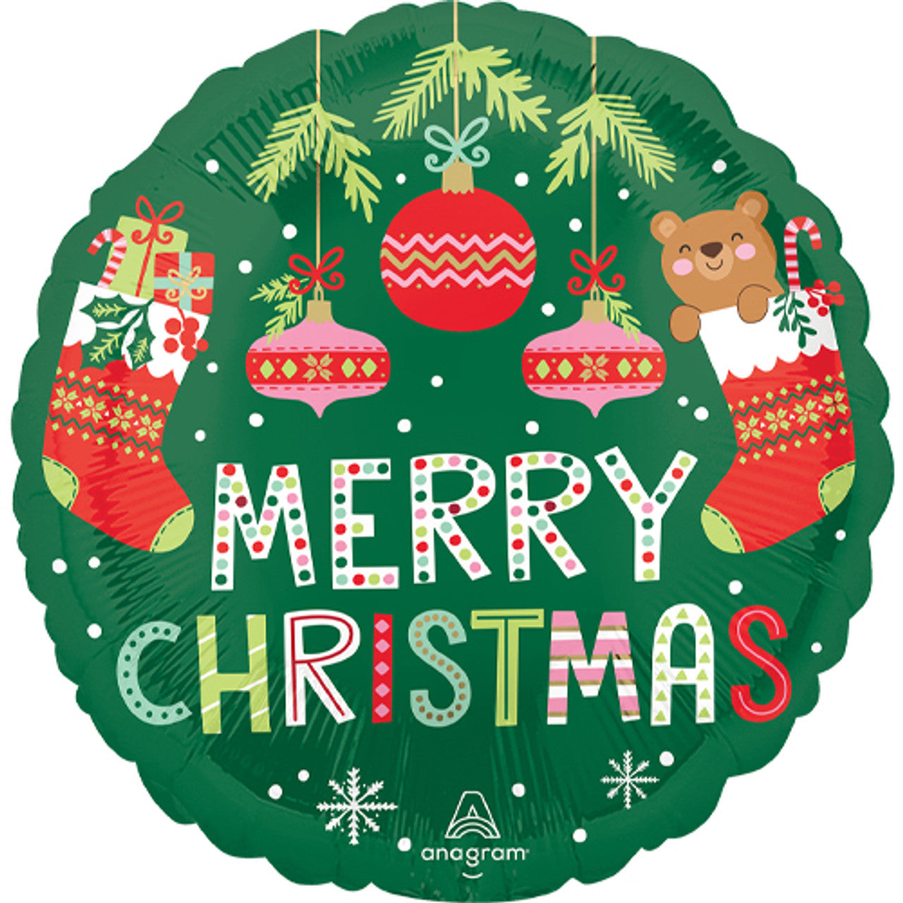 18'' Μπαλόνι Merry Christmas Στολίδια