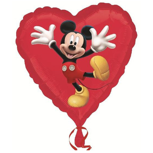 18'' Μπαλόνι Mickey Mouse κόκκινη καρδιά