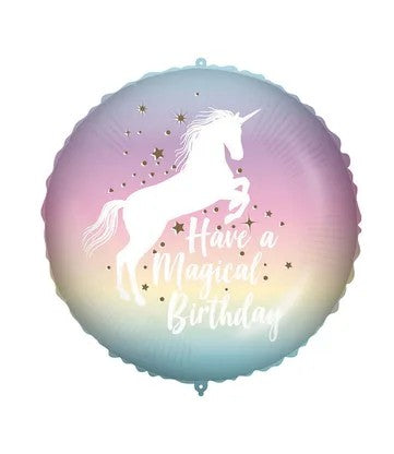 18'' Μπαλόνι Μονόκερος ''Magical Birthday''