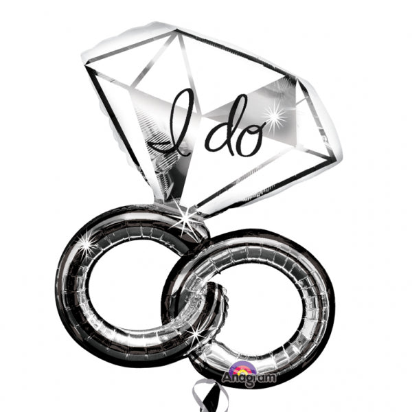Μπαλόνι Φοιλ Σχήμα Wedding Rings