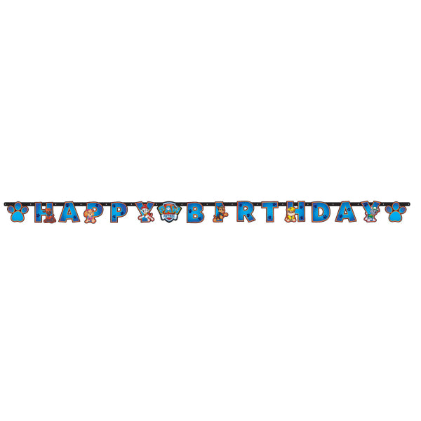 Γιρλάντα Γράμματα Happy Birthday Paw Patrol / 180x15 εκ