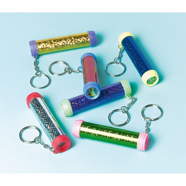 12 Μπρελόκ με πλαστικά Καλειδοσκόπια 1.7 x 8.2 εκ.