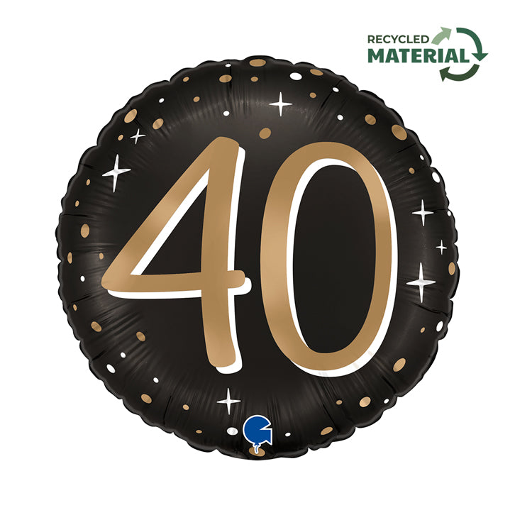 18″ Μπαλόνι 40th Birthday Sparkling