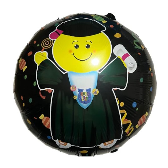 18″ Μπαλόνι Απόφοιτος Emoji
