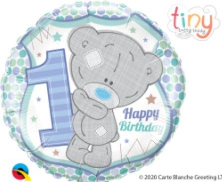 18" Μπαλόνι Αρκουδάκι 1st Birthday Boy