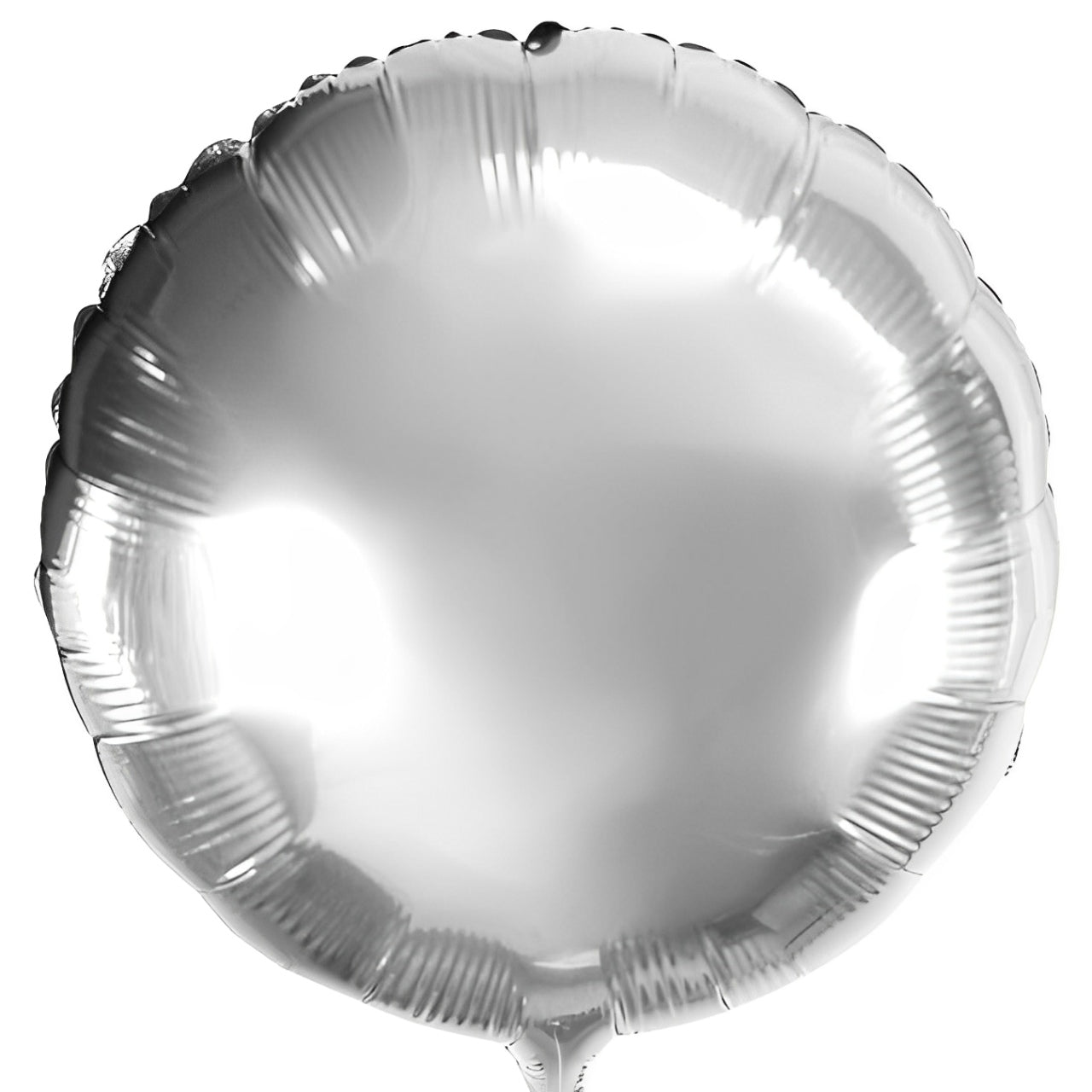 18" Μπαλόνι Ασημί Στρογγυλό