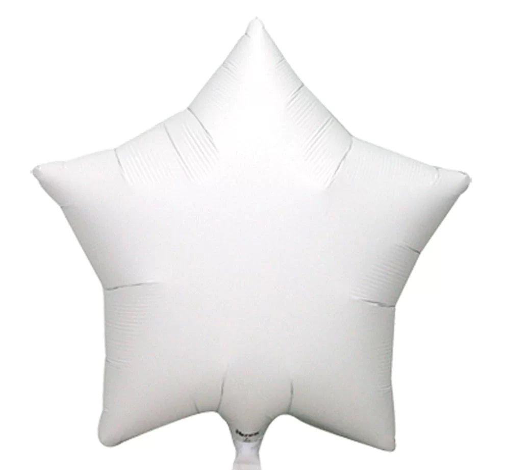 18" Μπαλόνι Άσπρο Αστέρι