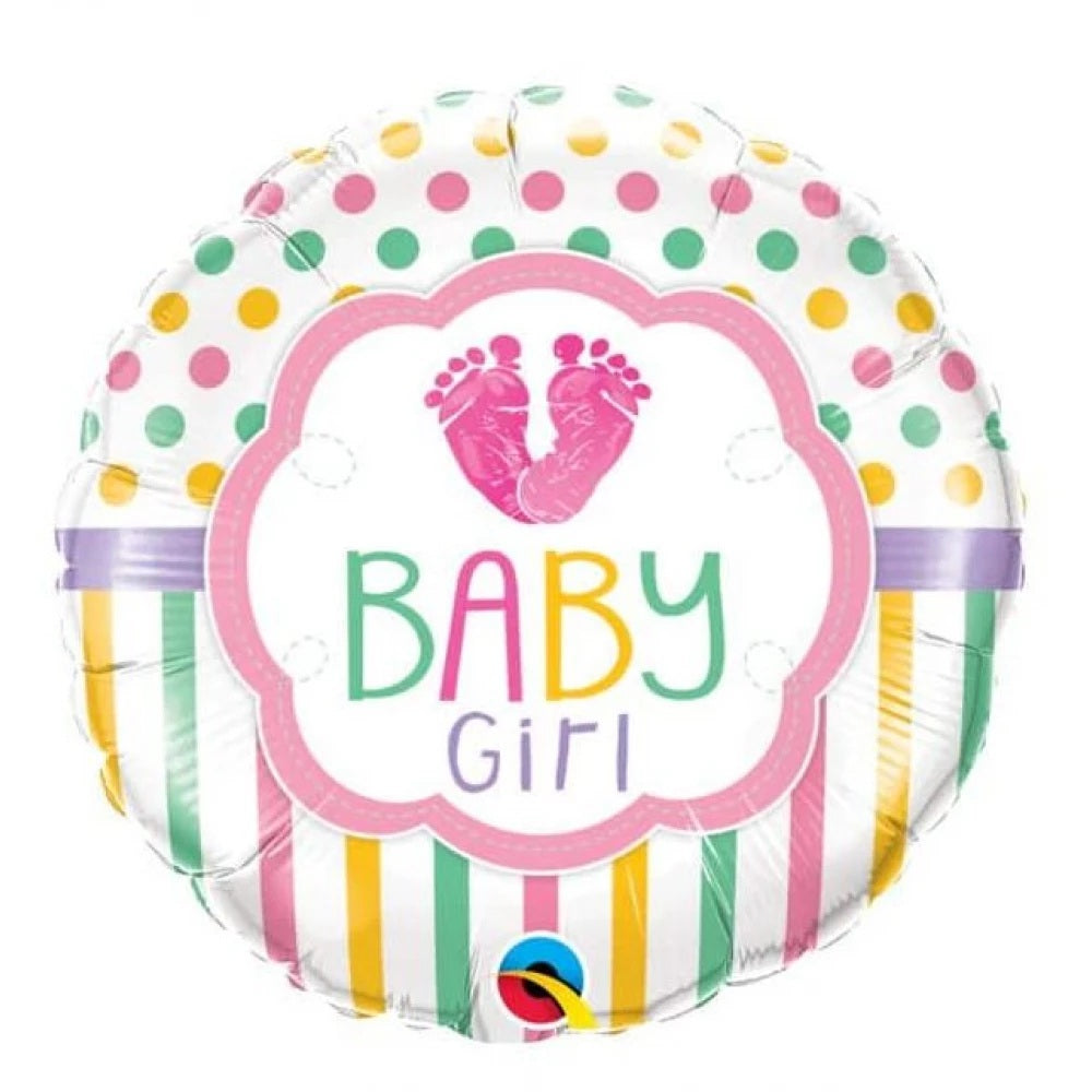 18" Μπαλόνι Baby Girl Πατουσάκια