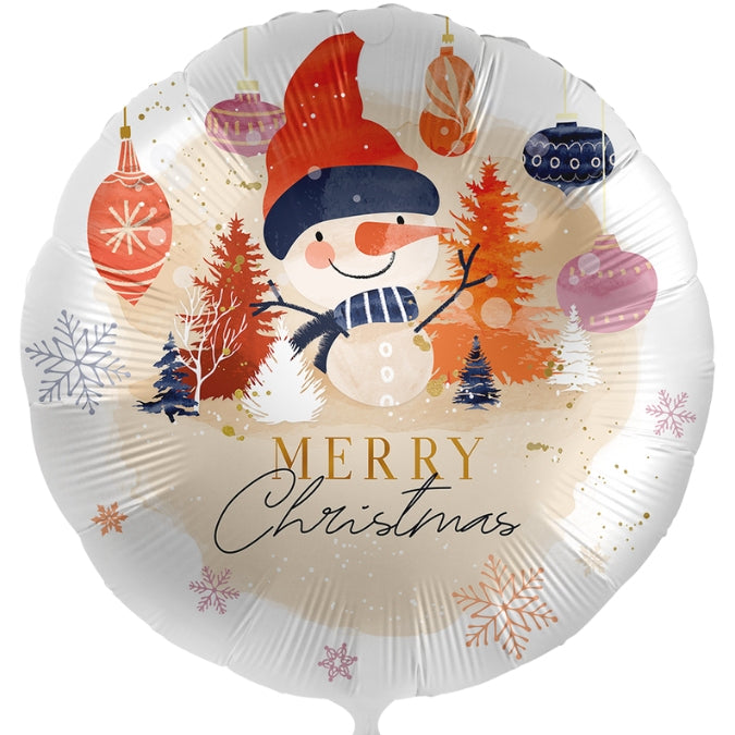 18" Μπαλόνι Χιονάνθρωπος Watercolor