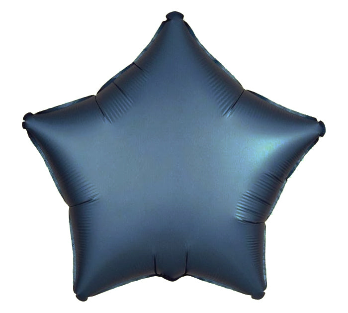 18" Μπαλόνι chrome Navy Μπλε Aστέρι