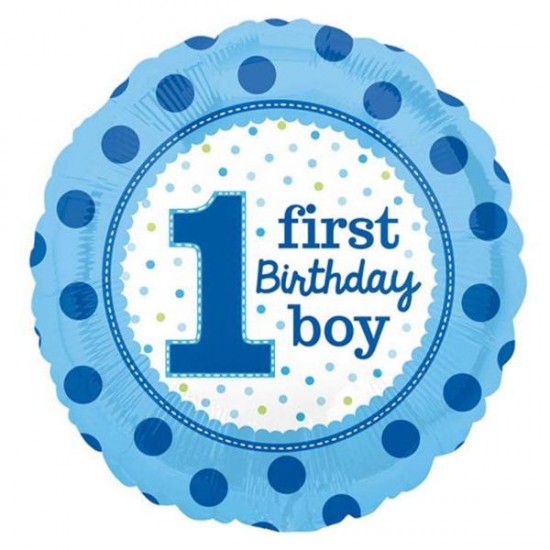 18" Μπαλόνι First Birthday Boy