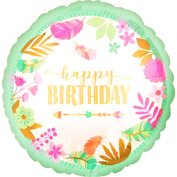 18" Μπαλόνι γενεθλίων Tropical