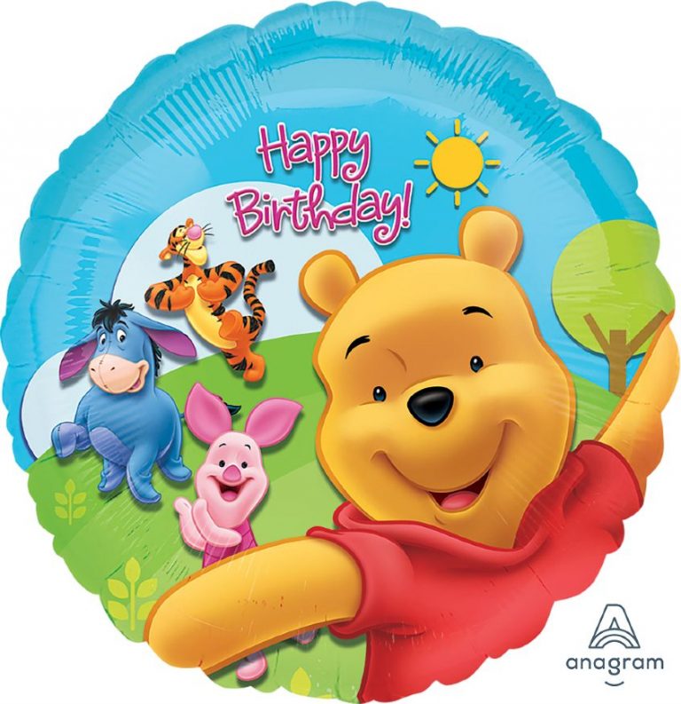 18" Μπαλόνι γενεθλίων Winnie the Pooh and Friends