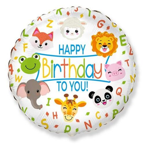 18" Μπαλόνι γενεθλίων Ζωάκια